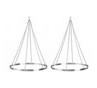 Garosa Lot de 2 Kits de Suspension de drapé de Plafond, Tringles de 12