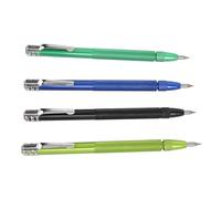 Garosa Lot de 4 Stylos à Magnétiques avec Pointes en Carbure de Tungstène pour Métal, Verre, Céramique, Comprend une Règle et 12 Pointes de Rechange pour Charpentiers, Ouvriers, Peintres