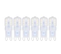 Garosa Lot de 6 Ampoules LED G9, Ampoules de Lustre 3 W à économie D'énergie à 360 Degrés pour éclairage Suspendu à la Maison, Applique Murale, éclairage de Paysage(#2)