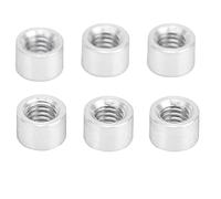 Garosa M4 Rondelle D'écartement en Aluminium, Longueur 4 Mm, Lot de 10 (4 | Entretoise filetée pour support PCB, colonne en alliage au pas de 0,7 mm, fixation structurelle pour petits espaces,