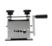 Garosa Machine à Dénuder les Fils à Manivelle en Alliage, Double Mode de Dénudage, 6 Canaux D'entrée, 5 Lames en Acier à Ressort, Couvercle de Protection en Acrylique Transparent pour