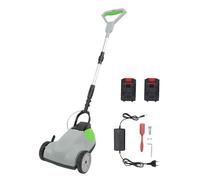 Garosa Machine de Coupe-Herbe sans Fil de Pelouse 6500 TR/Min Motor sans Balais 3 Hauteurs de Coupe Réglables de 1,06-2,2,2 Pouces Légères 5,2 Kg Poignée Détachable (Prise UE)