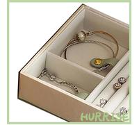 Garosa mallette de rangement de bijoux Boîte à bijoux en cuir PU, fermeture magnétique, Double face, grande capacité, bijoux Vert
