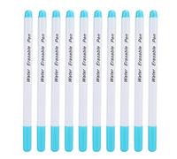 Garosa Marqueur de Tissu Auto-disparition, 10 Pièces, Stylo Effaçable à l'Air et à l'Eau, Bleu, pour Couture et Broderie