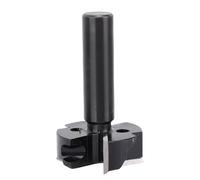 Garosa Mèche de Surface en Carbure à 4 Ailes, Mèche de Routeur Haute Performance pour Machines CNC avec Tige de 1/2 Pouce et Diamètre de 1-1/2 Pouce