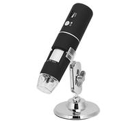 Garosa Microscope Numérique WiFi, Grossissement 50-1000X, 8 Lumières LED | Loupe portative portative, résolution HD 1080P, connexion Hotspot sans fil, support pliable rotatif, Rechargeable par USB