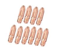 Garosa MIG Soudage Embouts de Contact, M6 1mm Cuivre Lot de 10 | Connecteur de buse de gaz de précision, usiné CNC pour un arc constant, alliage de cuivre à haute conductivité thermique,