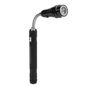 Garosa Mini Torche Rotative à LED Télescopique Flexible Multifonction avec Aspiration Magnétique pour Vérifier les Espaces étroits, les Recoins, les Coins(Le noir)