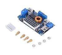 Garosa Module d'alimentation, Carte Convertisseur de Tension à Courant Constant, Interface USB 5A, Entrée 5V à 36V, Sortie 1,25V à 32V pour Le Chargement de la Batterie, Pilote LED, Alimentation