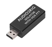 Garosa Module D'isolation USB 3.5mm vers Isolateur Audio USB avec Contrôle PTT, Adaptateur Sonore Optiquement isolé pour Radio PC