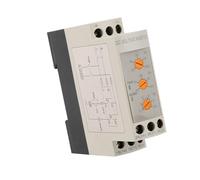 Garosa Moniteur de Relais de Sous-tension de Surtension Réglable DC 12 V 24 V 36 48 avec 2 Jeux de Contacts sans NC pour Système de Contrôle Industriel Batterie UPS (DC48V)