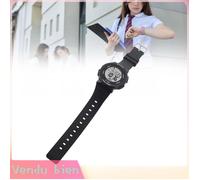 Garosa montre électronique étanche Montre électronique pour étudiants, multifonction, étanche, mode, légère, bijoux montre Noir