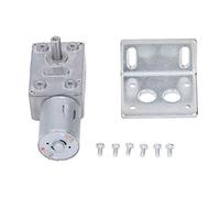 Garosa Moteur à Engrenage à Vis sans Fin DC 24 V, Moteur de Réduction de