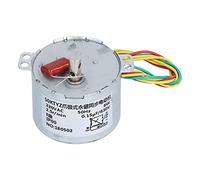 Garosa Moteur à Faible Régime, Moteur à Engrenages à Vitesse Lente 50KTYZ 220 V CA, Moteur à Engrenages Synchrone 2,5 Tr/min 6 W, Couple élevé avec Condensateur pour Projets Scolaires