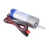 Garosa Moteur d'encodeur brossé DC 12 V 100 Tr/min, Construction en Acier avec Rapport de Vitesse 60:1 pour Pièces Robotiques Tetrixrobotics