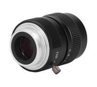 Garosa Objectif à Monture C 25 Mm F1.4, Objectif de Caméra Industrielle à Ouverture Manuelle avec Pixels Standard HD pour Vidéosurveillance, Haute Résolution, Mise au Point Manuelle,