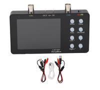 Garosa Oscilloscope Portatif Écran LCD 3,2 Pouces Profondeur de Stockage 20K Double Canal Taux D'échantillonnage de 50 M avec 2 Clips de Sonde pour la Réparation électronique