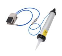 Garosa Outil de Calfeutrage Pneumatique, Pistolet à Mastic d'air en Alliage d'aluminium avec Accessoires 5/12 pour le Collage de Construction dans les Conteneurs de Navires de Décoration de