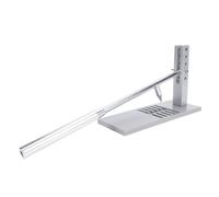 Garosa Ouvre-palourdes à Huîtres, 5 Positions Réglables, Base Robuste en Alliage D'aluminium avec Poignée et Lame Renforcées en Acier Inoxydable, Ventouses Antidérapantes et Pince en