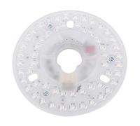 Garosa Panneau de Modernisation du Ventilateur de Plafond LED, Blanc White Warm Neutral Économie D'énergie Round Light Moteur Remplacement avec une Longue Durée de Vie pour la Chambre,