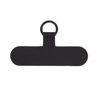 Garosa Patch de Lanière de Téléphone, Languette d'attache Universelle en Nylon pour Téléphone Portable avec Boucle en Métal pour Sangle de Portable et Corde de Poignet (Black)
