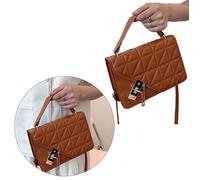 Garosa Petits sacs à main Sac à Bandoulière Ajustable En PU De Grande Capacité Pour Femme Idéal Pour Le S chaussures chaussure Brun