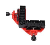 Garosa Pince à Angle Droit, Pince D'angle Réglable et Robuste avec Bloc de Positionnement Amovible pour L'assemblage de Meubles 24-75mm Rouge