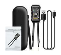 Garosa Pince à épiler Numérique Intelligente Multimètre à Plage Automatique avec écran OLED et Charge de Type C pour Mesurer la Résistance, le Condensateur, L'inductance, la Diode, le (Délit 02)