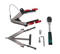 Garosa Pince de Serrage pour Panneau de Bois à 4 Voies, Pince de Pression à 4 Directions en Alliage D'aluminium avec Hauteur de Serrage de 12 à 100 Mm pour L'assemblage de Meubles de