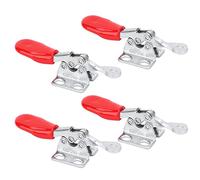 Garosa Pinces à Bascule Robustes 4 Pièces, Fer galvanisé, Outil à Dégagement Rapide pour le Travail du Bois, Poignée de Pressage à 90 Degrés, Idéale pour les Utilisateurs Professionnels et Bricoleurs