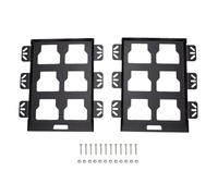 Garosa Plaque de Montage pour Boîte à Outils, 2 Pièces, Acier Inoxydable, capacité de 100 Lb
