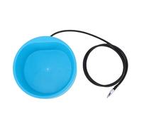 Garosa Plat d'eau Chauffant de 2,5 L pour Chiens et Chats, Gamelle pour Animaux de Compagnie à Température Constante de 30 ℃ avec Cordon Anti-Mastication enveloppé d'acier, Base