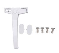 Garosa Poignée de Verrouillage de Fenêtre en Alliage D'aluminium, Remplacement de Battant Robuste Antirouille avec Mécanisme de Verrouillage, pour Portes Coulissantes Simples à Double