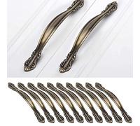 Garosa Poignées d’armoire Vintage en Forme d’arc Poignée Tirer Meubles Matériel Porte Tirer10Pcs Antique Poignées de Porte de Meuble Office Supplies Office Supplies