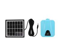 Garosa Pompe à Air Oxygénateur à énergie Solaire, Batterie Rechargeable, Volume d'air de 2 L/Min pour Aquariums, Idéale pour Les Aquariums et l'aquaculture