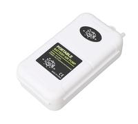 Garosa Pompe à Oxygène d'Aquarium, Mini Pompe à Air pour Aquarium avec Moteur 5 W, Tuyau de 0,6 M, Portable, Alimentée par Batterie, Faible Bruit pour Ornementaux, Pêche en Plein Air