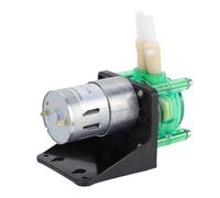 Garosa Pompe Péristaltique, Moteur brossé 12 V CC, Débit de 500 Ml/min avec Tube en Silicone Transparent, pour Aquarium, Laboratoire, à Jet D'encre, Maison Intelligente (24V)