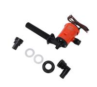 Garosa Pompe Submersible DC 800GPH, Pompe de Cale de Bateau Submersible à Arbre en Acier Inoxydable pour Camping-car et Yacht, Idéale pour les Viviers de Poissons (ORANGE)