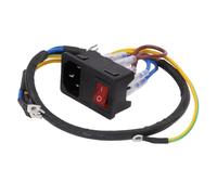 Garosa Prise D’interrupteur D’alimentation de Remplacement pour | Matériau ABS, Installation Facile, Connecte le Cordon D’alimentation et le Fil de Terre, pour les Machines D’ 3D X1 et P1