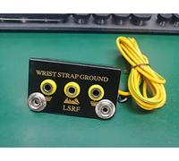 Garosa Prise de Mise à la Terre Anti-Statique à 3 Trous avec un Câble de Borne de 4,9 Pieds ESD Terminal du Câble de Câble de Câble Moutage pour éliminer l'électricité Statique (Couleur assortie)