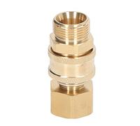 Garosa Raccords à Connexion Rapide pour Laveuse à Pression en Laiton et Acier Inoxydable, Raccords Rapides 5000 PSI M22x1,5 Mm, Adaptateur Femelle Mâle pour Connexion de Tuyau d'eau, Utilisation de