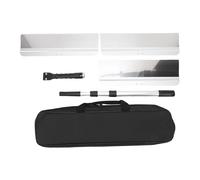 Garosa Raclette Réglable pour Auto-nivellement, avec Tige Extensible pour le Retrait de L'adhésif 16po Ensemble de Grattoir de Plancher, Lames Interchangeables Poignée Filetée
