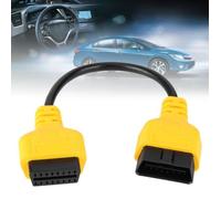 Garosa rallonge OBD2 Câble d'extension OBD2 de 11,8 pouces 16 broches mâle à femelle adaptateur de diagnostic de connecteur de