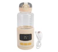 Garosa Réchauffeur de Bouteille Portable Voyage de Réchauffeur de Lait Portable 15000mAh Batterie de Grande capacité Chauffage Rapide avec Température Réglable pour le Jus D'eau de