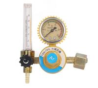 Garosa Régulateur de Débitmètre de Gaz, Manneurs de Pression en Argon, Réduisez le Régulateur de Gaz de Pression de Gaz Argon pour L'argon avec un Matériau Premium, adapté aux