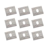 Garosa Rondelle Conductrice de Mise à la Terre PV, Acier Inoxydable, Installation Facile pour Rails de 41mm, Joint 100 Pièces pour Modules Solaires