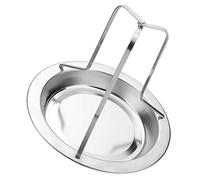 Garosa Rôtissoire à Poulet Anti-adhésif Support à Poulet Vertical avec Support Anti-adhésif pour Griller Le rôti de Poulet en Acier Inoxydable Support à Poulet avec lèchefrite