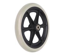 Garosa Roue en Fauteuil Roulant de 8 Pouces PU, Mouvement Rapide, Grande stabilité, Concentrateur Résistant à l'usure, Moyeu épaispé, Facile à Installer, Remplaçant à l'épreuve du Dérapage pour