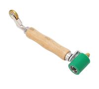 Garosa Rouleau de Couture à Double extrémité, Roue en Silicone Résistante aux Hautes Températures, Roue en Laiton avec Conception à Double Roulement pour le Soudage de Membranes en PVC