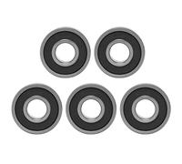 Garosa Roulements à Billes Miniatures à Gorge Profonde, Scellés en Caoutchouc, Haute Performance pour les Charges Radiales et Axiales, 10 Pièces pour Moteurs et Appareils (6001 joint en caoutchouc)